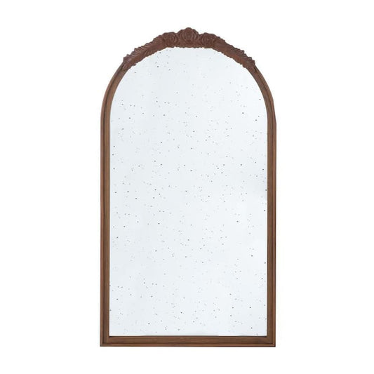 22.8 in. W x 41.9 in. H Wood Brown Standing Mirror