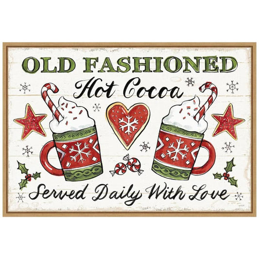 23 .25 in. W x 16 in. H Christmas Treats I Christmas Holiday Framed Canvas Box Wall Art