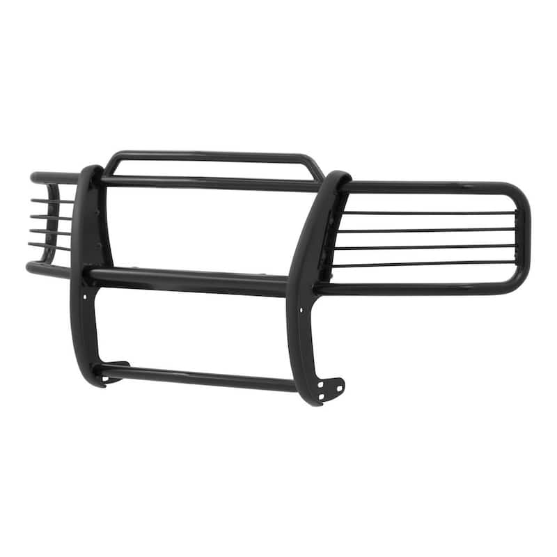 1-1/2-Inch Black Steel Grille Guard, No-Drill, Select Chevrolet Silverado 1500, Suburban, Tahoe