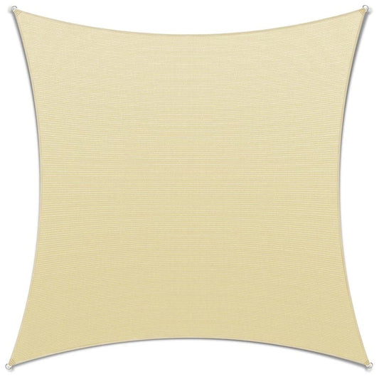 16 ft. x 16 ft. Beige Square Shade Sail