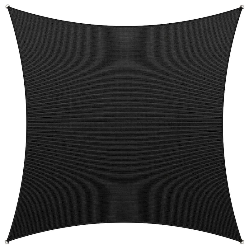 16 ft. x 16 ft. Black Square Shade Sail