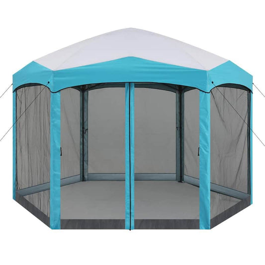 12 ft. x 12 ft. Steel Hexagonal Pop-Up Gazebo