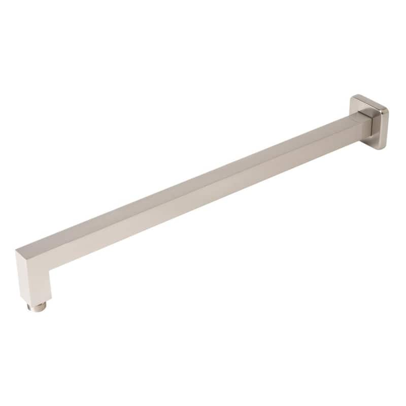 20 in. Wall Mount Shower Arm in Brushed Nickel