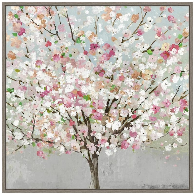 22 in. Spring Love Easter Holiday Framed Canvas Wall Art