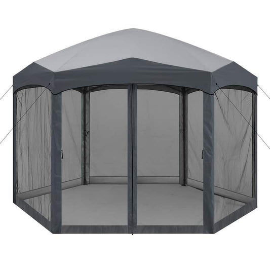 12 ft. x 12 ft. Steel Hexagonal Pop-Up Gazebo