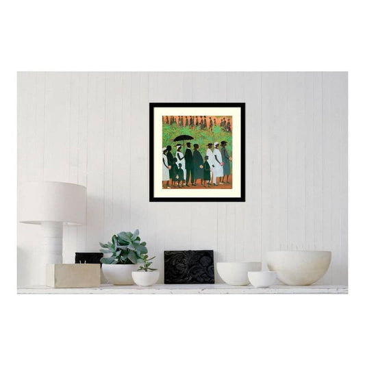 20 in. H x 20 in. W Funeral Processionby Ellis WilsonFramed Print Wall Art