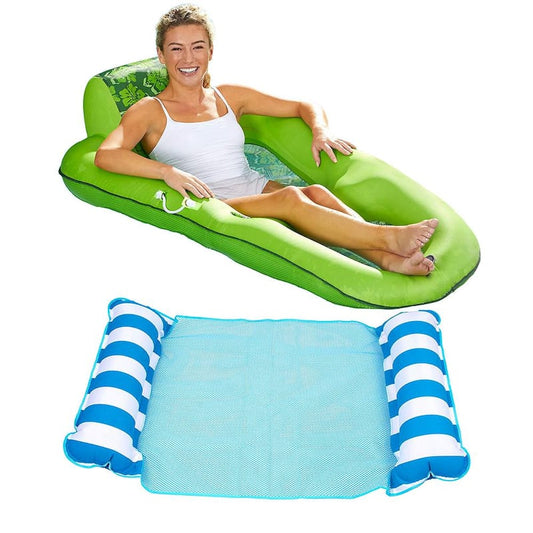 2-In-1 Campania Pool Float Lounger and 4-in-1 Monterey Hammock Chair