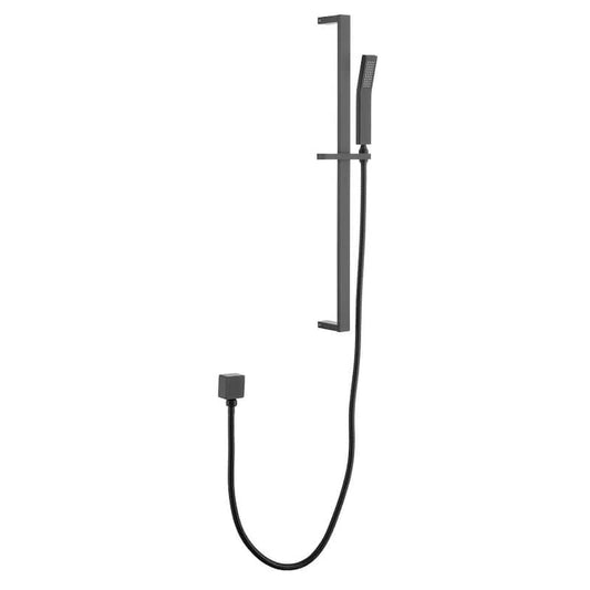 1-Spray Eco-Performance Handheld Shower with Slide Bar in Matte Black