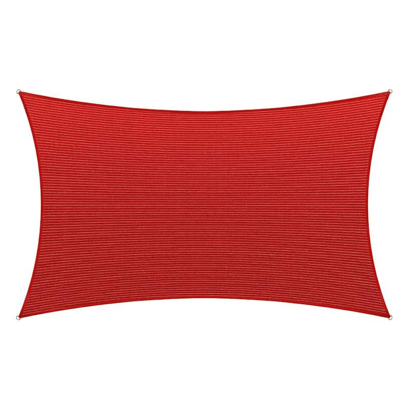 14 ft. x 18 ft. Red Rectangle Shade Sail