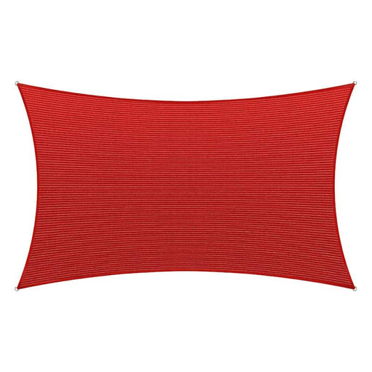 14 ft. x 18 ft. Red Rectangle Shade Sail