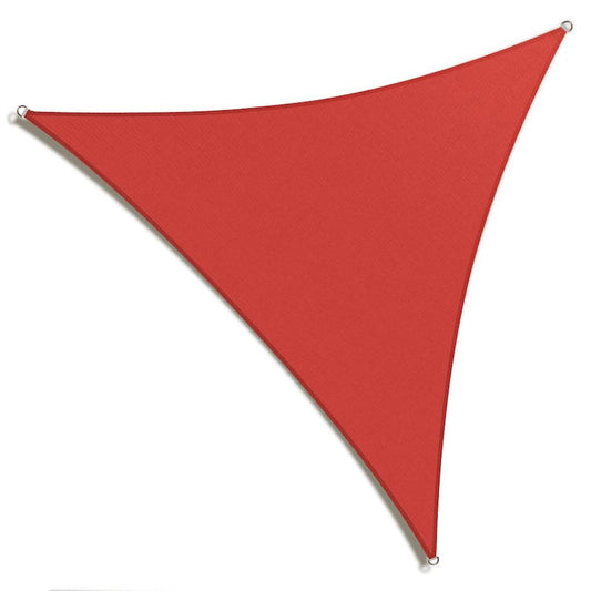 22 ft. x 22 ft. x 22 ft. Red Triangle Shade Sail