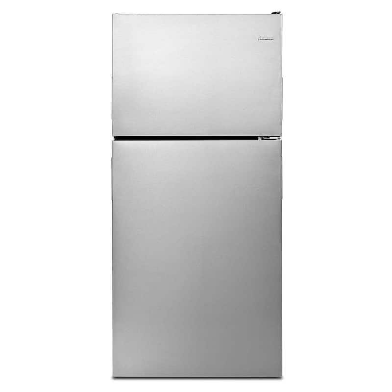 18.2 cu. ft. Top Freezer Refrigerator in Monochromatic Stainless Steel