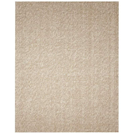 Zatar Beige and Tan 8 ft. x 10 ft. Wool and Jute Area Rug