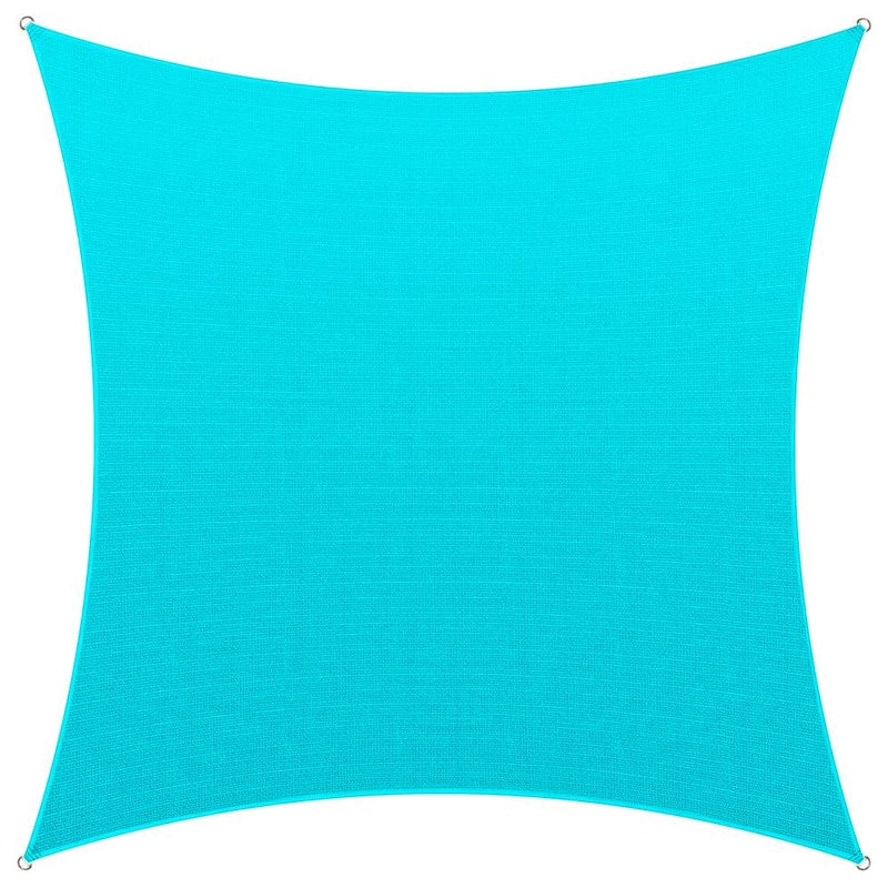 16 ft. x 16 ft. Turquoise Square Shade Sail