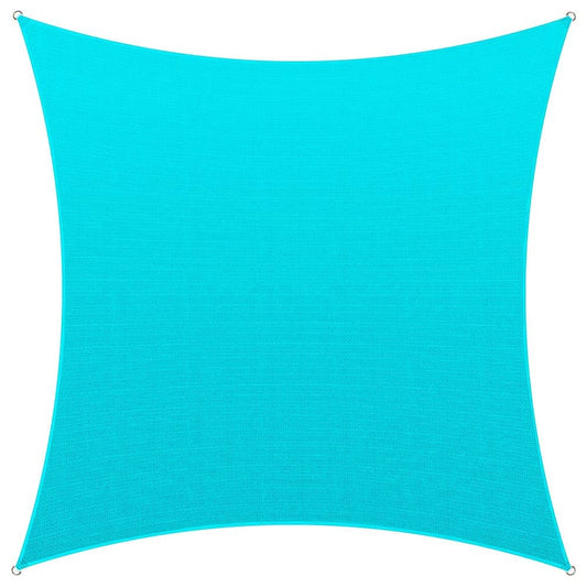 16 ft. x 16 ft. Turquoise Square Shade Sail