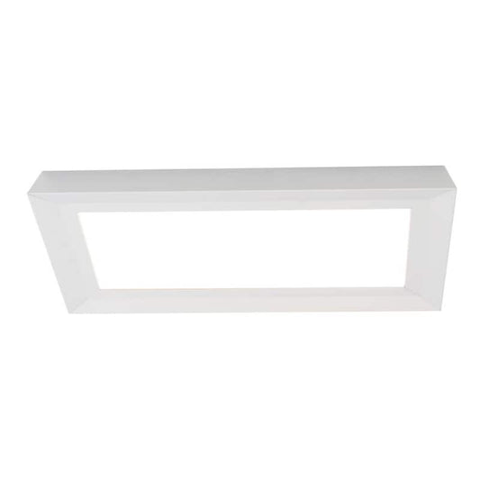 Zurich 27 in. 26-Watt White Integrated LED Flush Mount